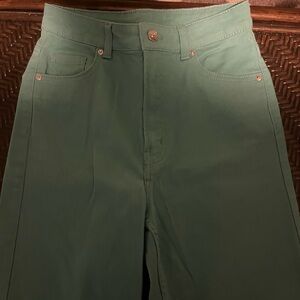DIVIDED H&M green jeans